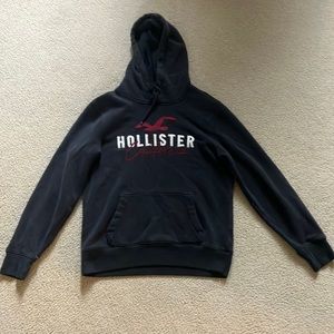 Black Hollister men’s hoodie. Size small.